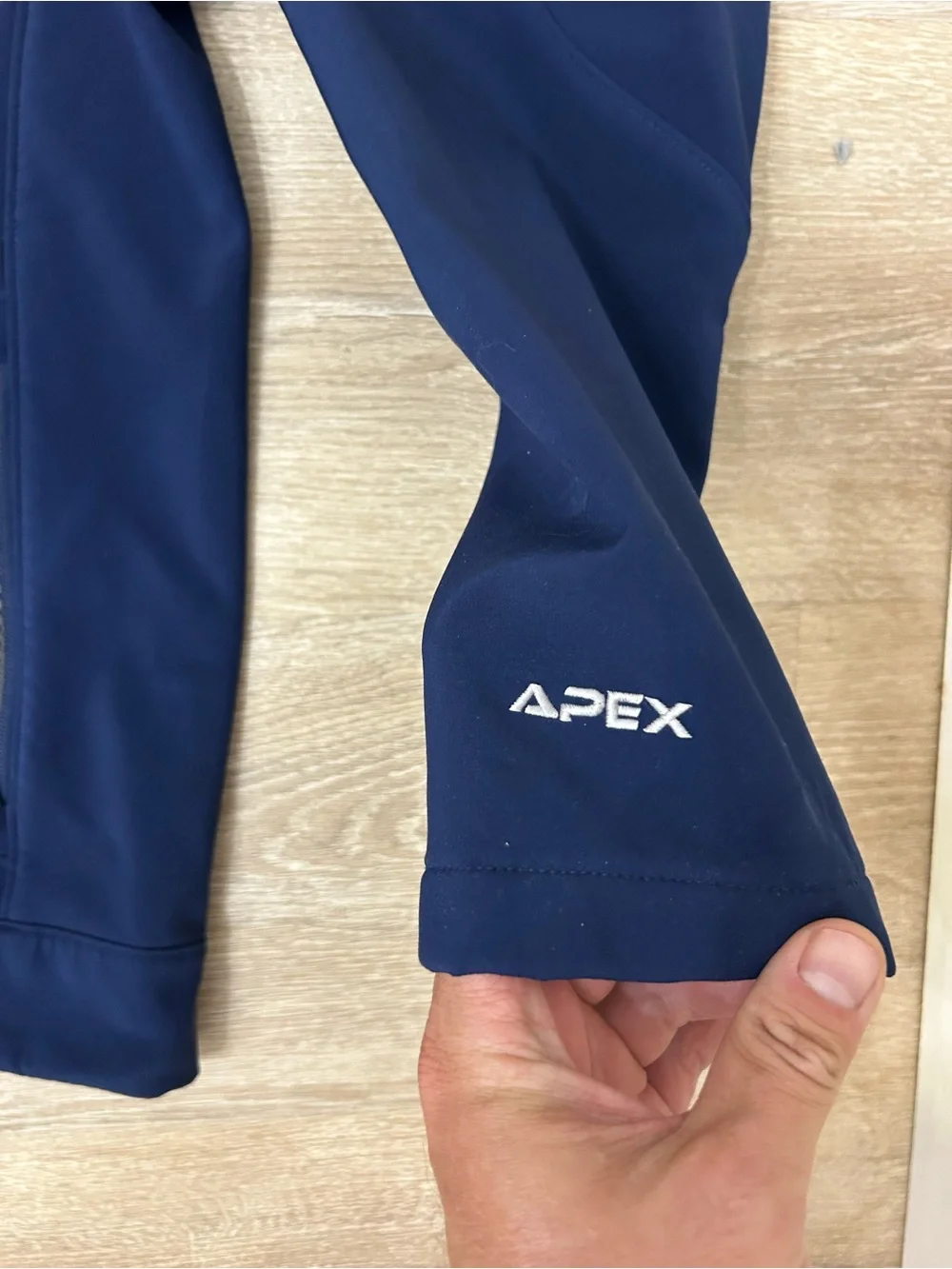 The North Face Mens Apex Bionic Softshell Jacket Navy Blue Large AL5C Windproof